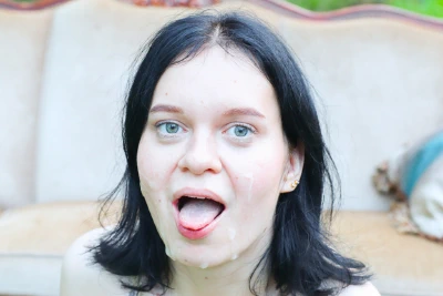 Cover for 'First INTERRACIAL DVP & PEE! Skinny Slut Gets Fountains Of Pee & Double Vaginal Penetration From Black Cocks'