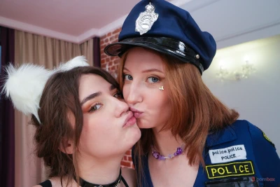 6On2 Two Busty Hot Babes Emma Korti & Ice D In A Mega Gangbang With A Triple Set DVP DAP TP