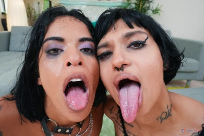 Cover for 'WET GANGBANG WITH DVP DAP! Two Hot Girls Natasha Rios And Candy Scott Vs. Four Big Cocks And Fountains Of Piss'